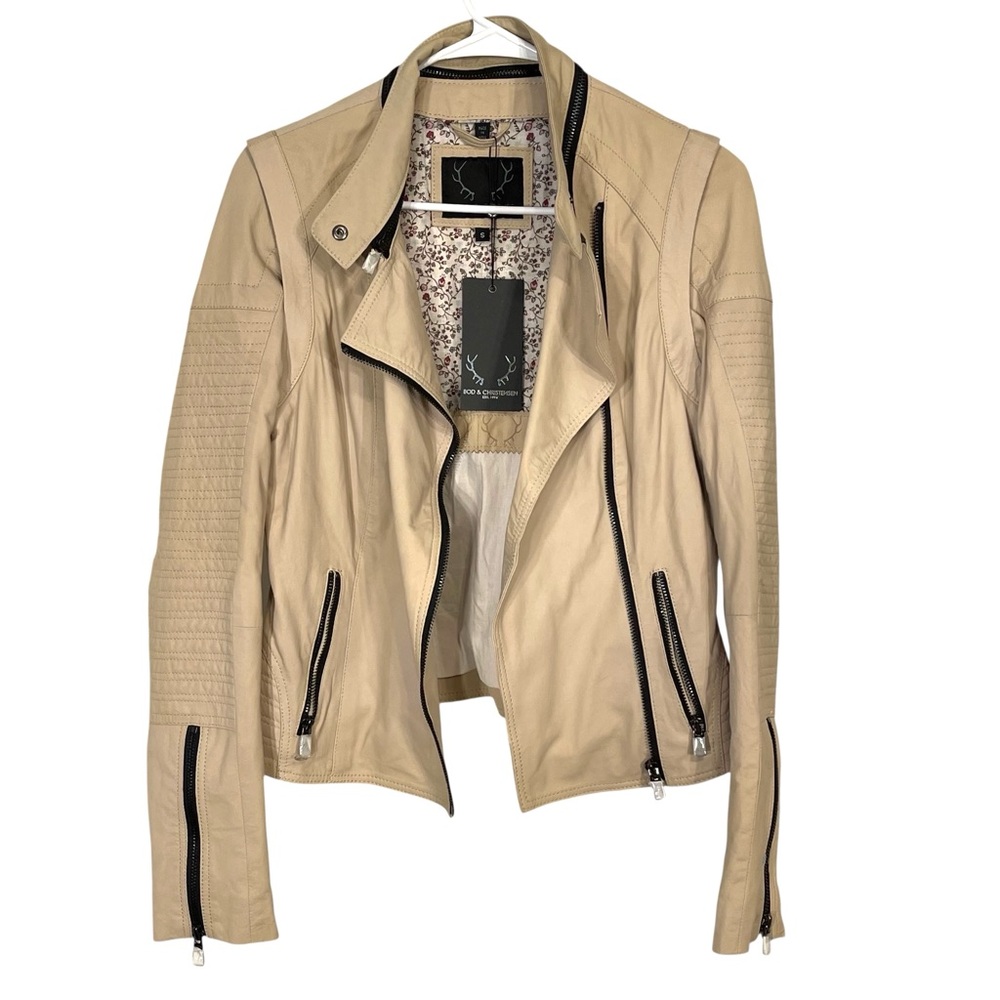 NWT Leather Jacket by Bod Christensen 😍
